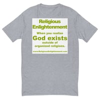 Image 4 of Religious Enlightenment Fitted Short Sleeve T-shirt