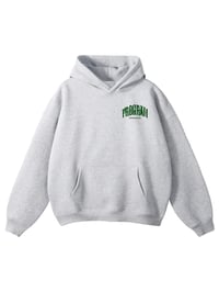 Image 1 of Heather grey Pre and post workout hoodie