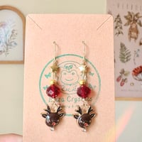 Reindeer Dangle Earrings