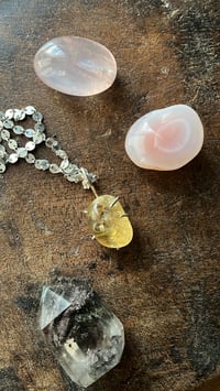 Image 1 of Citrine pebble pendant 