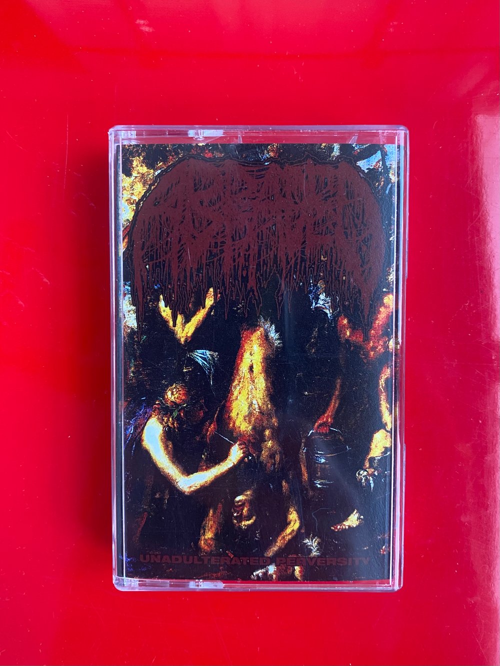 Abraded "Unadulterated Perversity" Tape