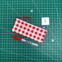 Image 2 of Gingham Waterproof Pouch
