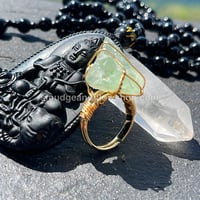 Image 11 of NEW* Raw Crystal Adjustable Rings