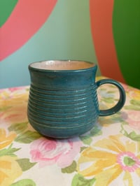 Image 1 of teal drift mug