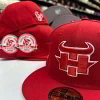 Image 1 of New Era 5950 Battle Red Texans Inaugural 