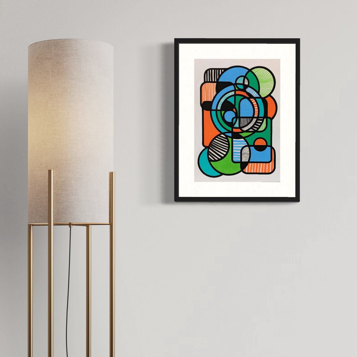 Image of 'New Growth' A3 Acrylic Painting on Paper Unframed