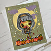 Zombie Doll 3 Greeting Card