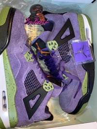 Canyon Purple Jordan 4s