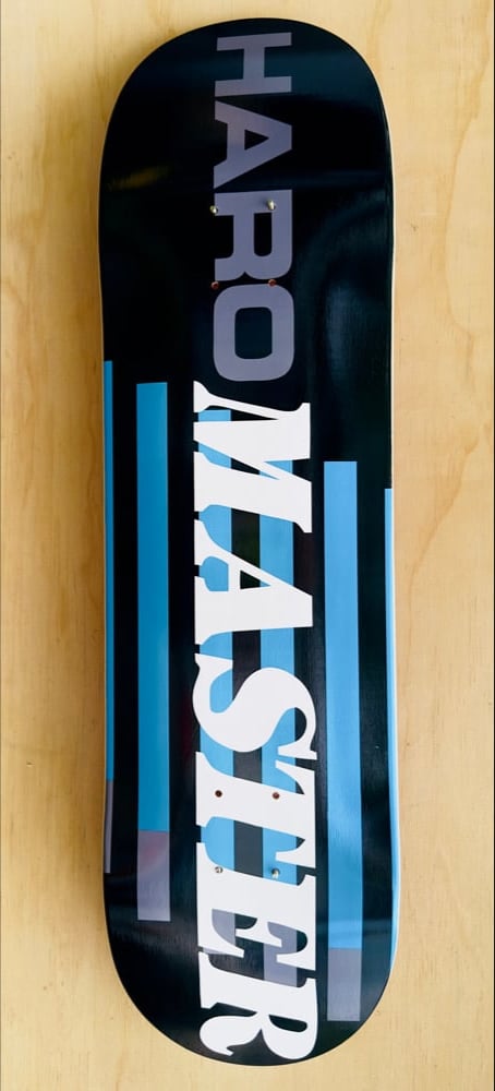 Haro Master Black Blue Bmx Skateboard