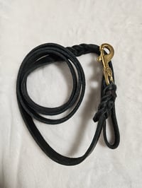 Image 5 of 6 ft Soft Leather Leash 