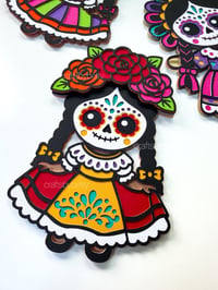 Image 4 of SUGAR SKULL DOLLS SVG / ARCHIVO DIGITAL