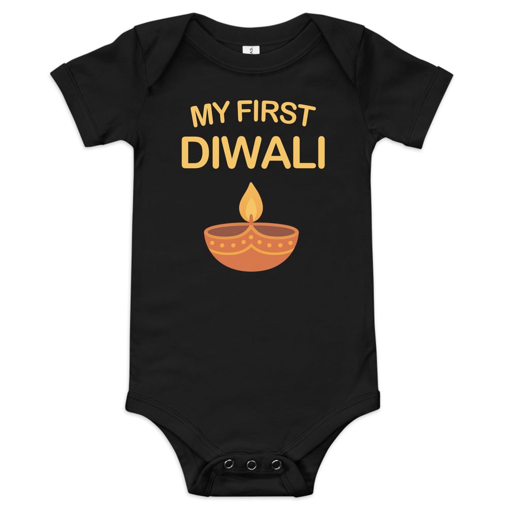 Image of MY FIRST DIWALI BABY ONEPIECE
