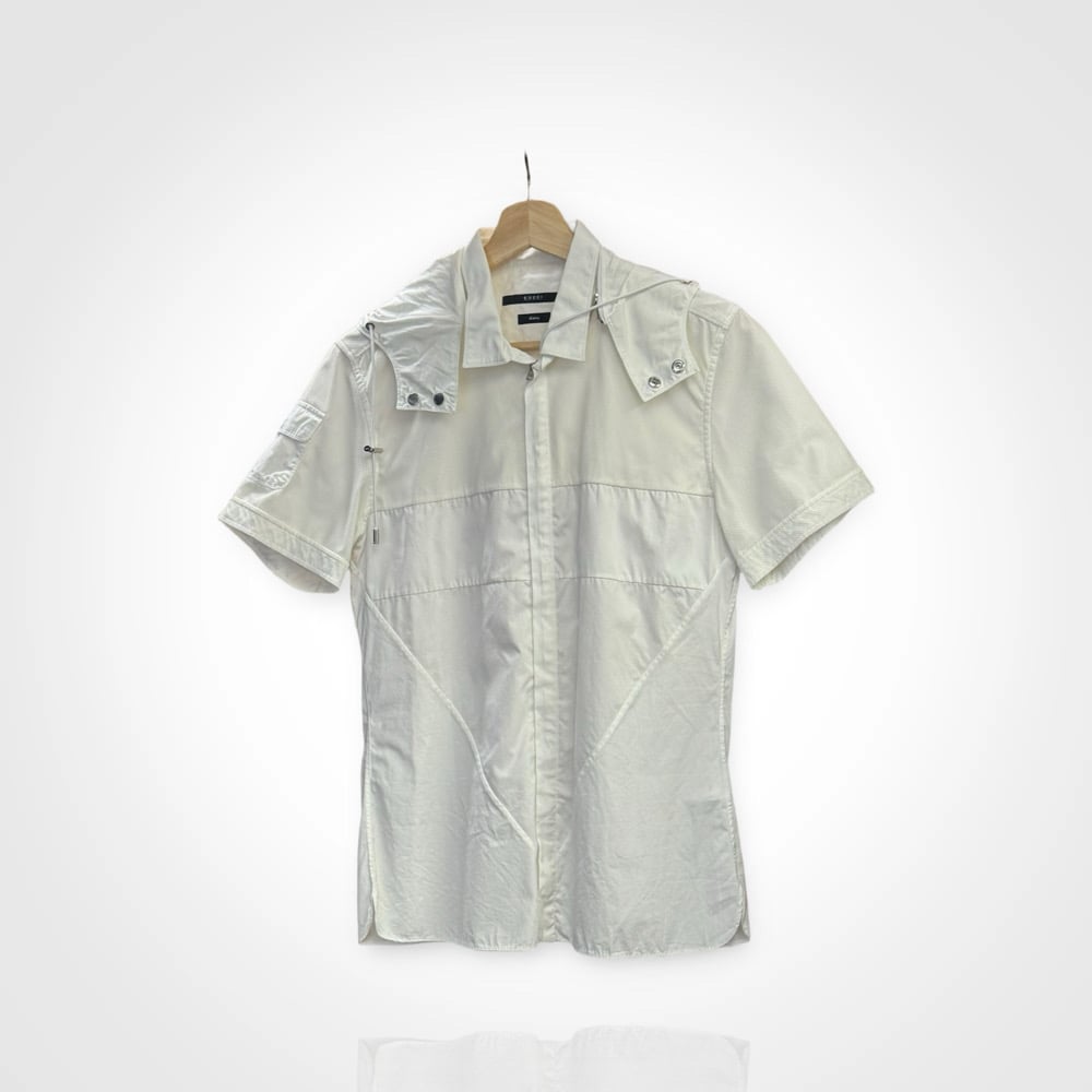 Image of Gucci Tom Ford Tactical Zip Up Shirt