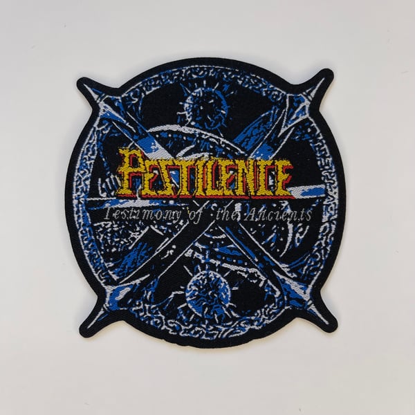 Image of Pestilence - Testimony Of The Ancients Woven Patch
