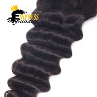 Image 3 of transparent loose deep wave closure