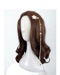 Winter Light Beaded Hair Clip 