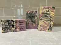Image 1 of Black Raspberry Vanilla.  Goat milk soap. net wt 6 oz