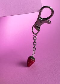 Image 1 of micro strawberry charm