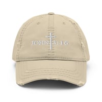 Image 3 of John 3:16 Distressed Classic Hat