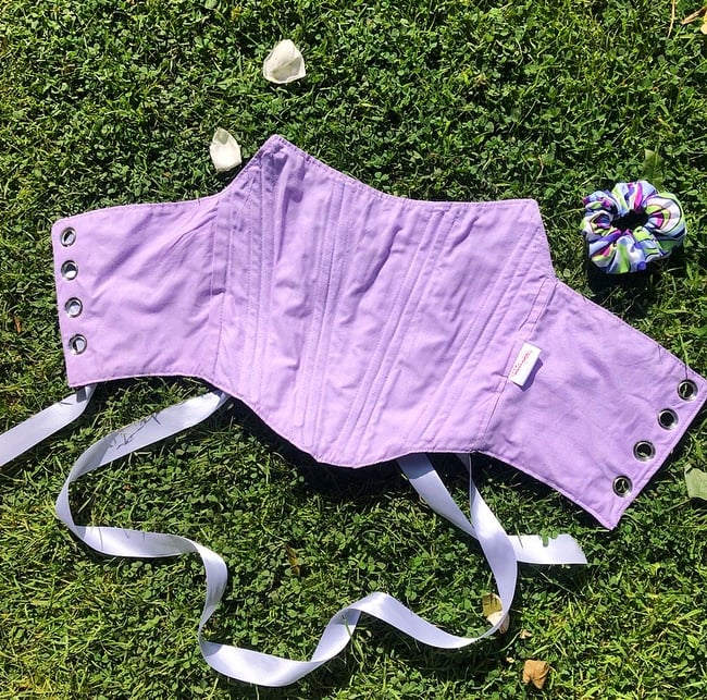 Multiple prints* strapless reversible corset