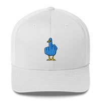 Birdflip® white mesh trucker cap