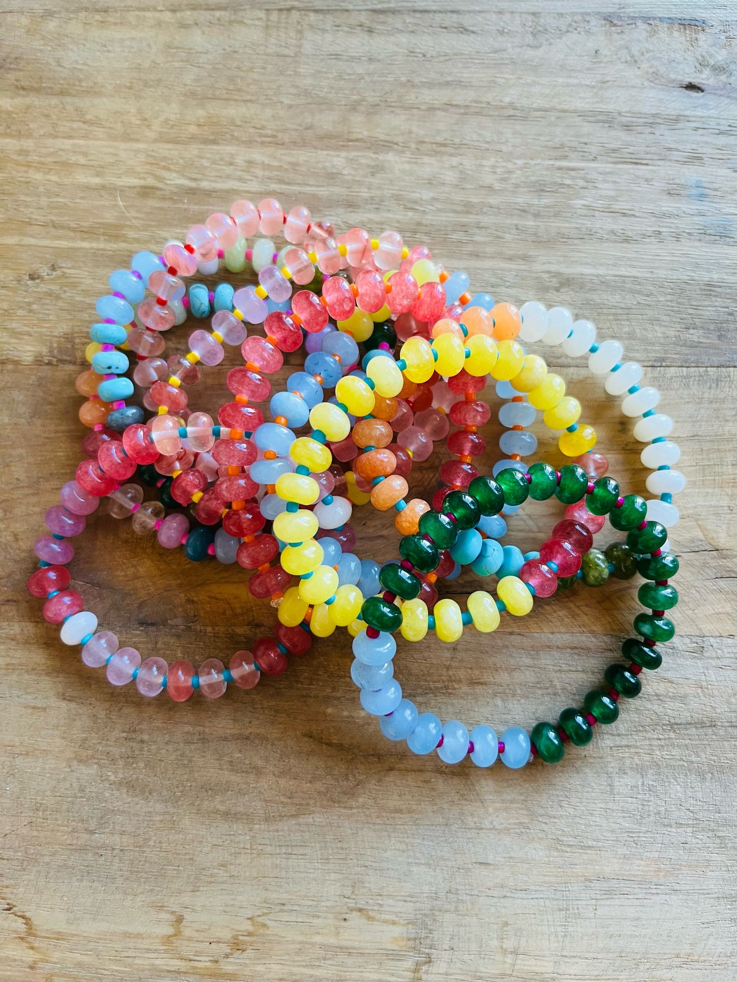 Image of Stone Beaded Bracelets