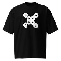 Image 1 of GOOD FOOD (Black) Oversized heavyweight Tee