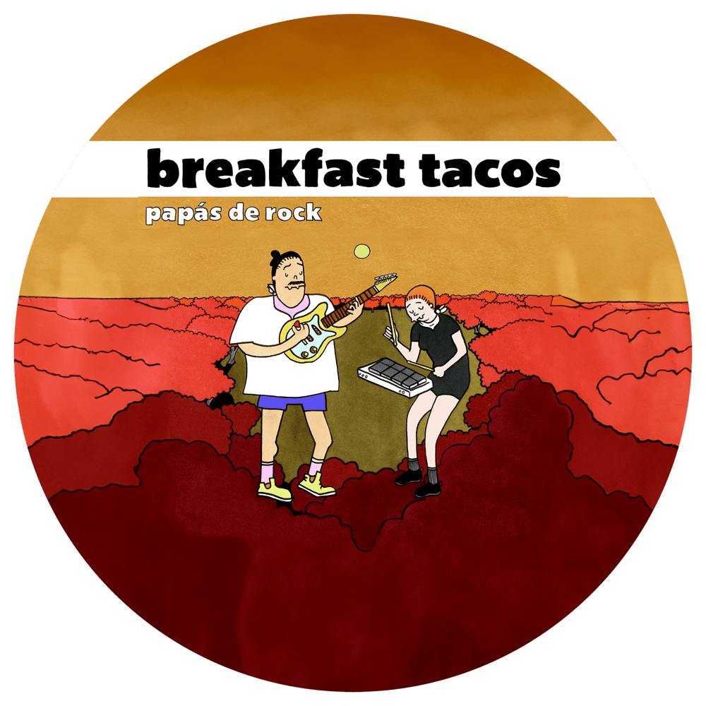 Image of breakfast tacos - Papás de Rock (cassette)
