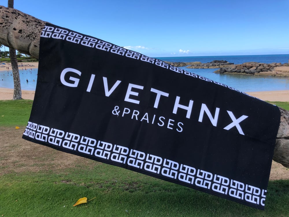 Givethnx & Praises Beach towels