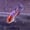 Image of Blue/Crimson Marble Plakat Female