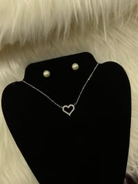 Image 2 of Heart Necklace 925 SS