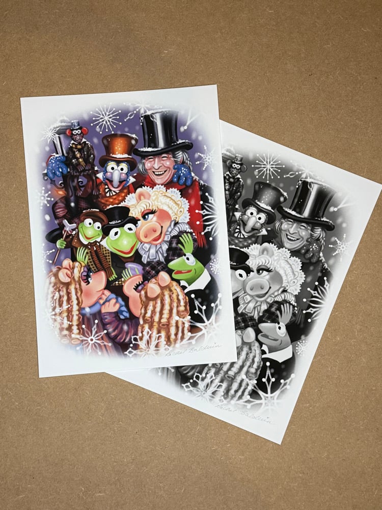 Image of Muppets Xmas Carol Print