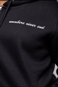 Image 4 of Black Cotton Zip Up Hoodie