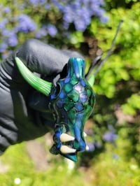 Image 6 of Long horn DragonHead collab with @tonykazyglass
