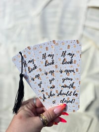 Image 1 of Bookmark | Book Open | Mouth Closed 