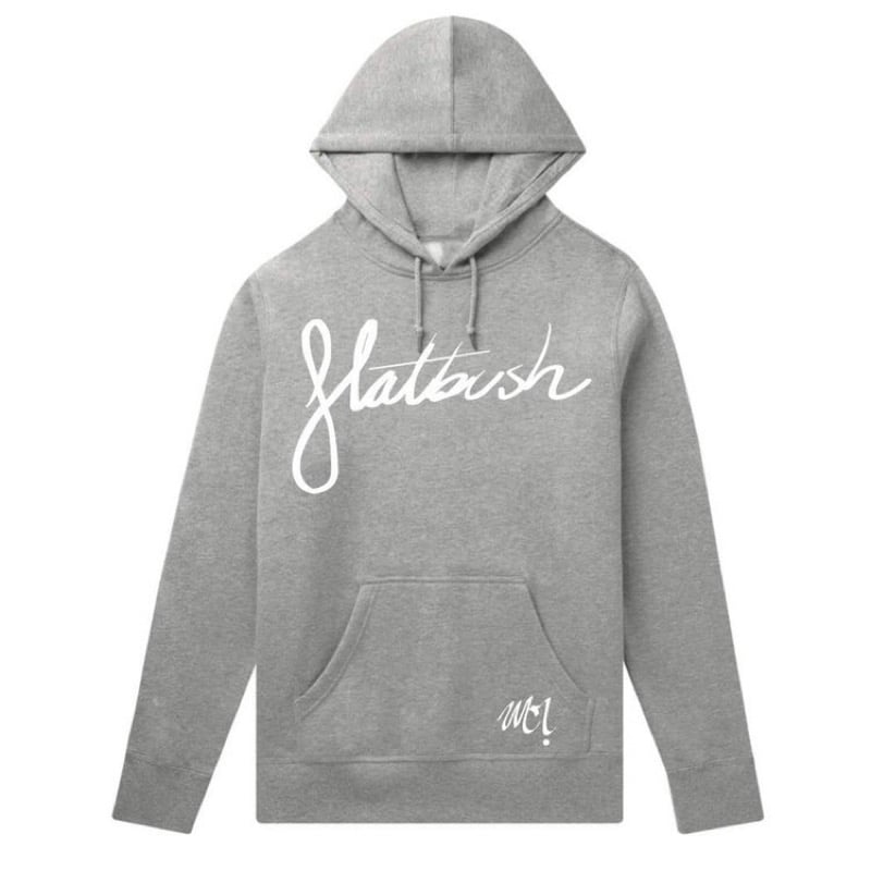 Image of Flatbush Signature Hoodie (Grey/White)