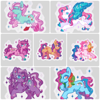 MLP G3 Ponies Star Stickers