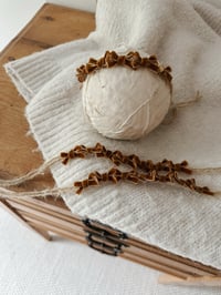 Image 2 of Rustic Caramel bows tieback