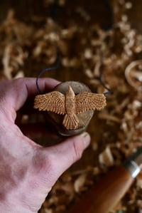 Image 8 of Raven Pendant Necklace 