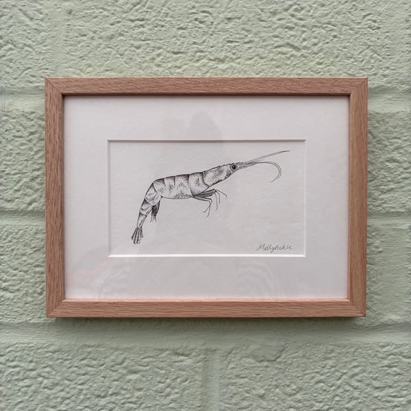 Image of £50 originals - shrimp, pointillism