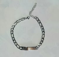 Image 3 of The Figaro Link | Silver Chain Bracelet