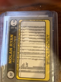 Image 1 of fleer #57 Nolan Ryan Astros Pitcher