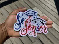 Image 1 of Senior 2025 Hat Patch / Custom Colors