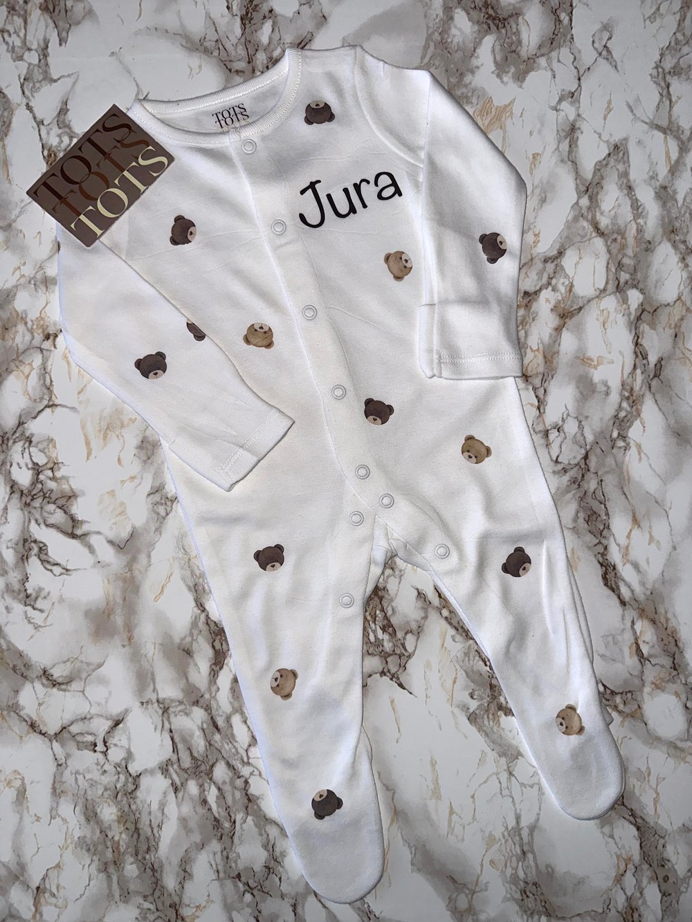 Teddy Sleepsuit 