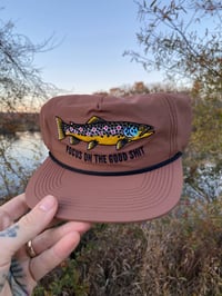 Image 2 of Focus On The Good Shit Brown Five Panel hat