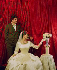 Image 4 of 1950s Flower Ballgown 