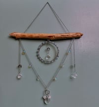 Driftwood Suncatcher w/Aquamarine