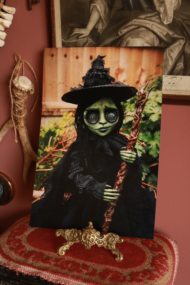 Image of Button Witch Art Print