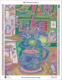 Image 3 of Potion Master Full Size Diamond Painting by Sara Szewczyk