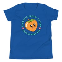 Image 5 of SIDTHEVISUALKID ELECTRIC PEACH Youth Short Sleeve T-Shirt